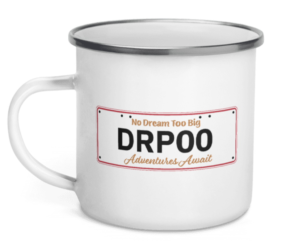 Personalised Plate Camping Mug