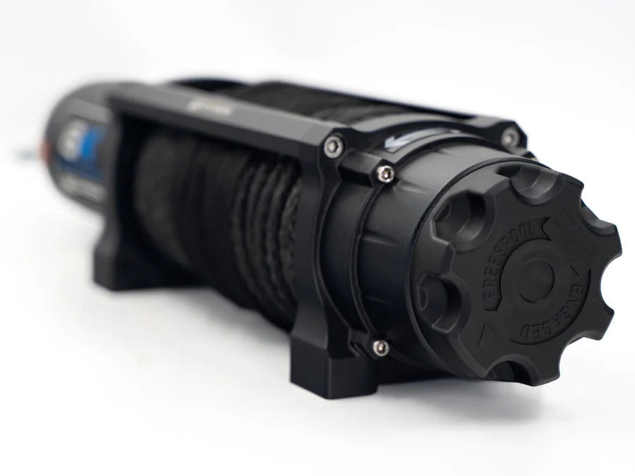 Carbon 6K Long Drum 6000lb Small 4X4 Winch/ATV