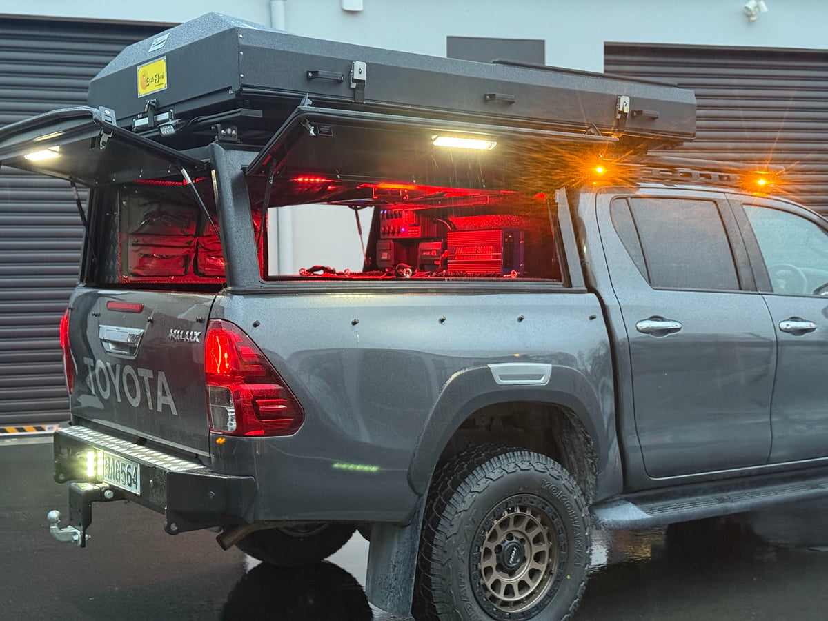 Touring and commercial equipment layout