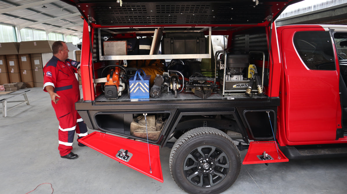 Bushtech Tray & Canopy - Service Body - for Extra Cab Hilux - image 3