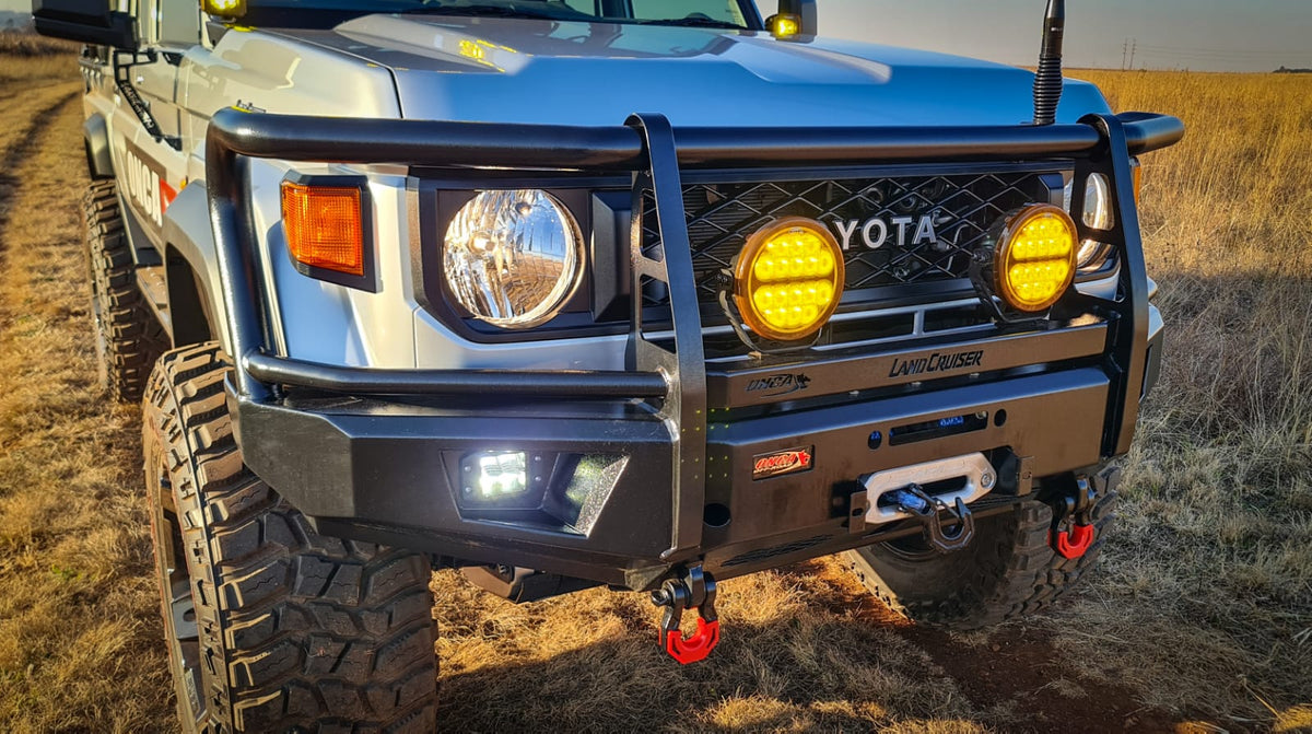 2024+ ONCA RFX LD Type Bull Bar for 76, 78 and 79 Series - image 2