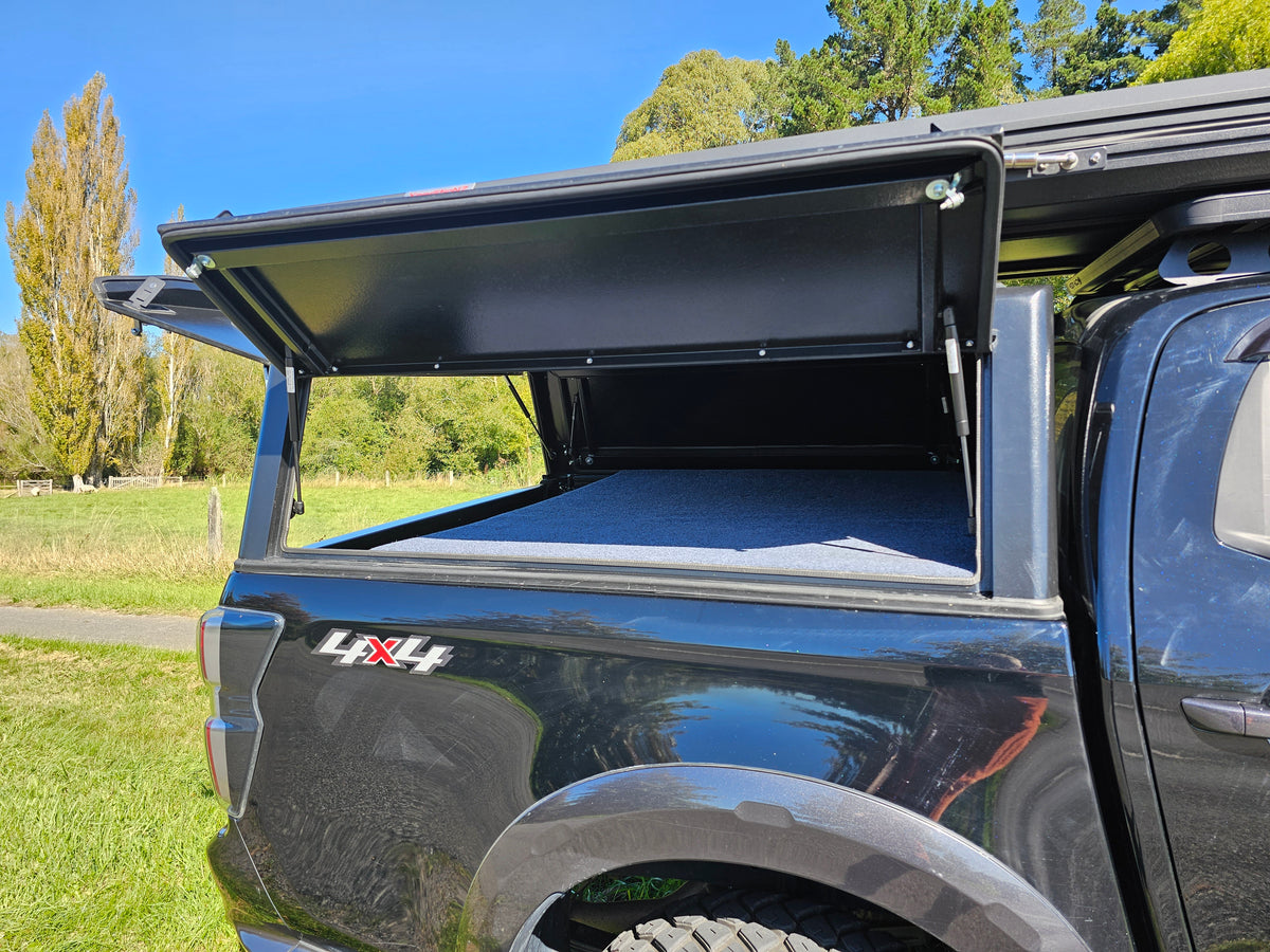 Bushtech Aluminium Canopy for Isuzu Dmax 2019 to Present. Black - image 8