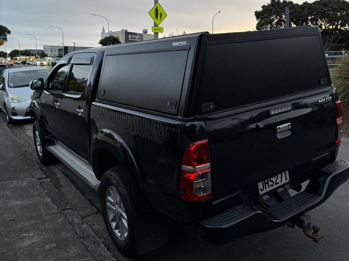 Bushtech Aluminium Canopy for Toyota Hilux SR5, Black - 2004 to 2015 - image 4
