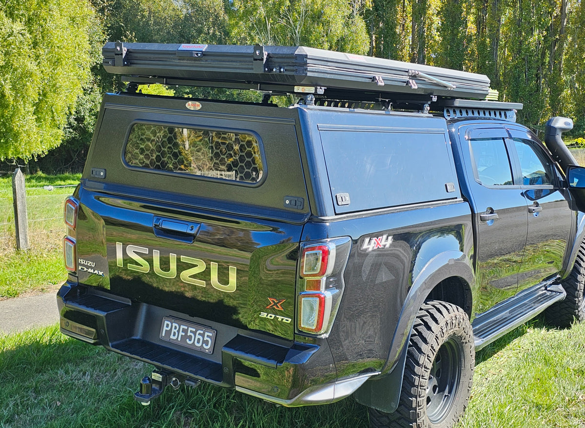 Bushtech Aluminium Canopy for Isuzu Dmax 2019 to Present. Black - image 4