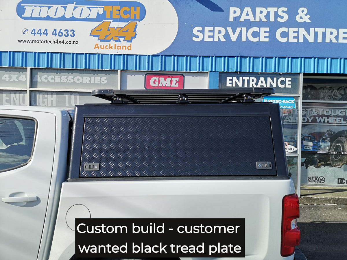 Bushtech Aluminium Canopy for Holden Colorado 2012 to 2020, Black - image 10