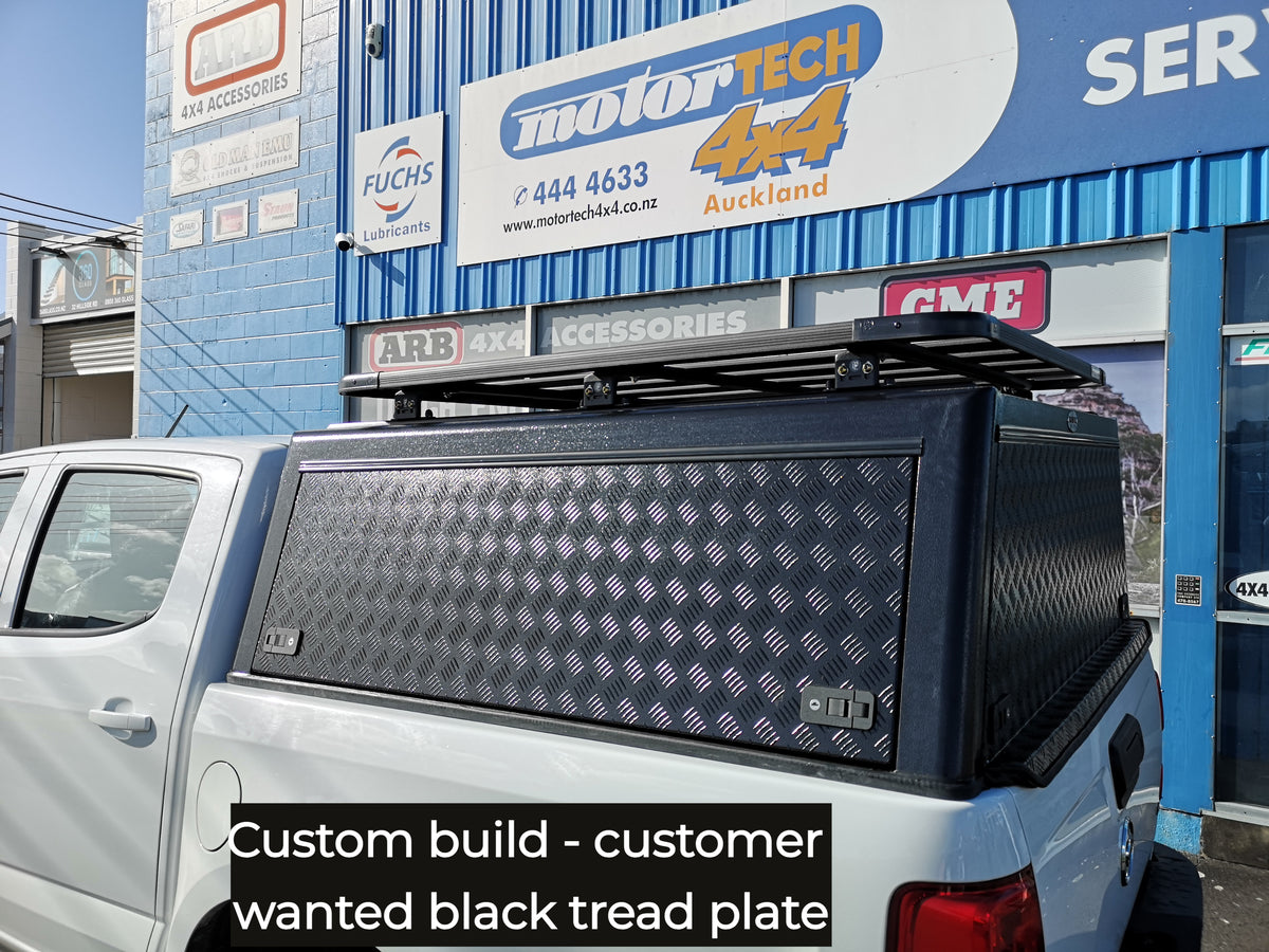Bushtech Aluminium Canopy for Holden Colorado 2012 to 2020, Black - image 11