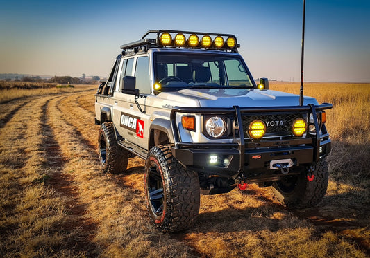2024+ ONCA RFX LD Type Bull Bar for 76, 78 and 79 Series - image 1