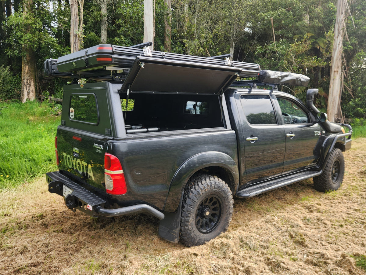 Bushtech Aluminium Canopy for Toyota Hilux SR5, Black - 2004 to 2015 - image 2