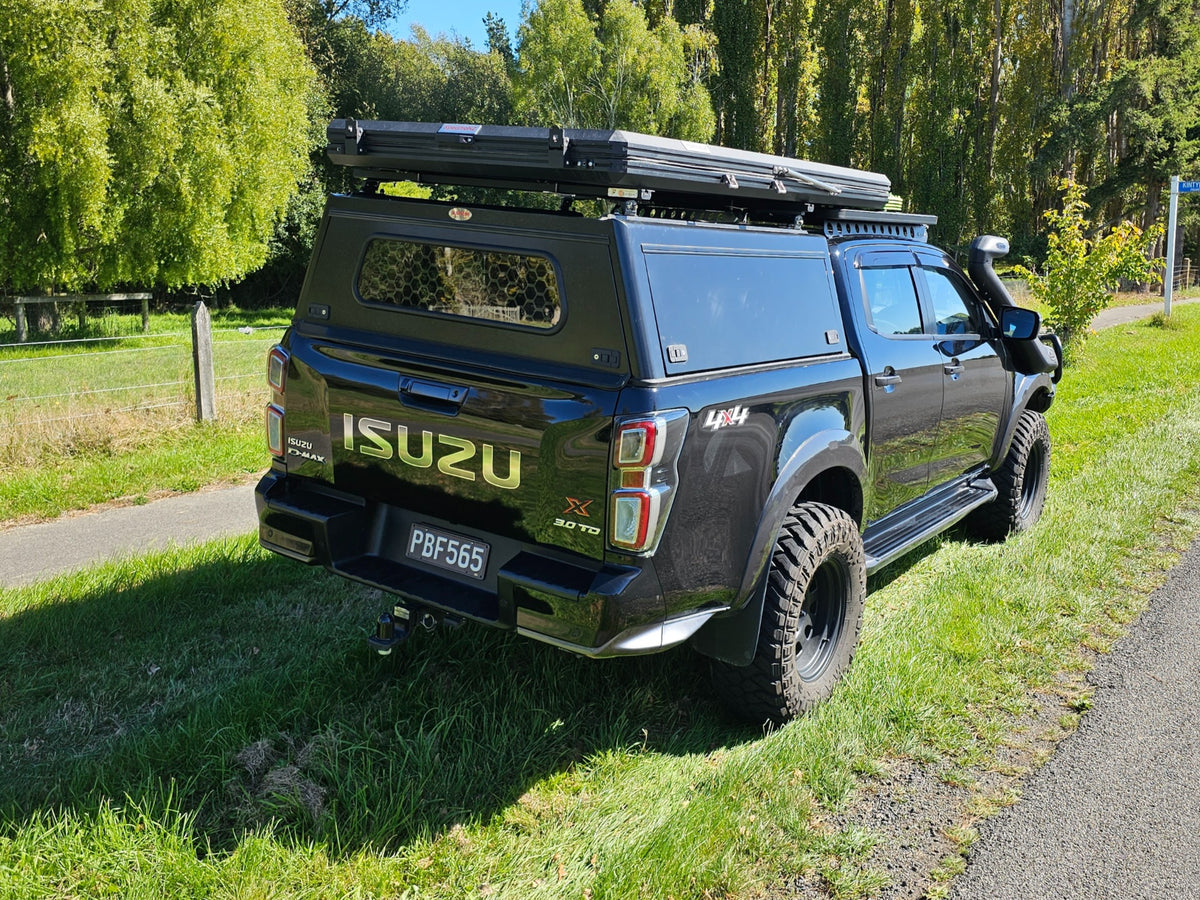 Bushtech Aluminium Canopy for Isuzu Dmax 2019 to Present. Black - image 3