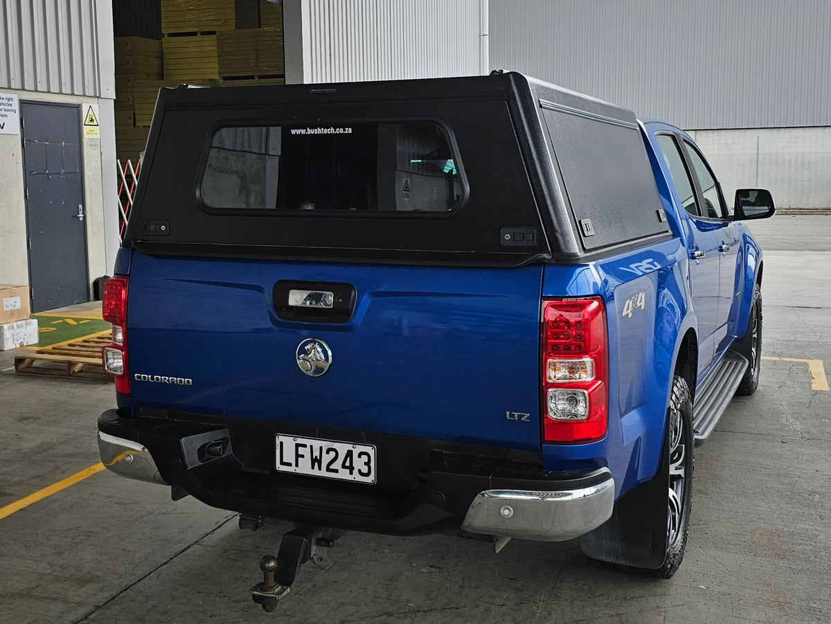 Bushtech Aluminium Canopy for Holden Colorado 2012 to 2020, Black - image 5
