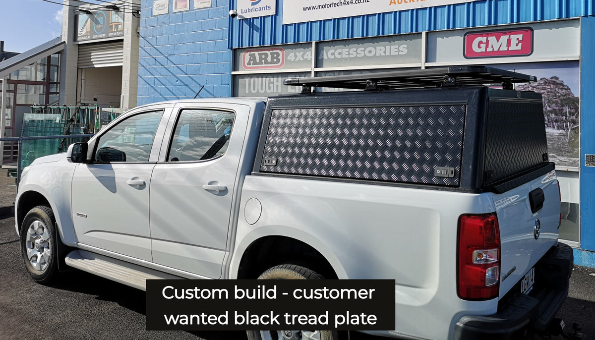 Bushtech Aluminium Canopy for Holden Colorado 2012 to 2020, Black - image 9