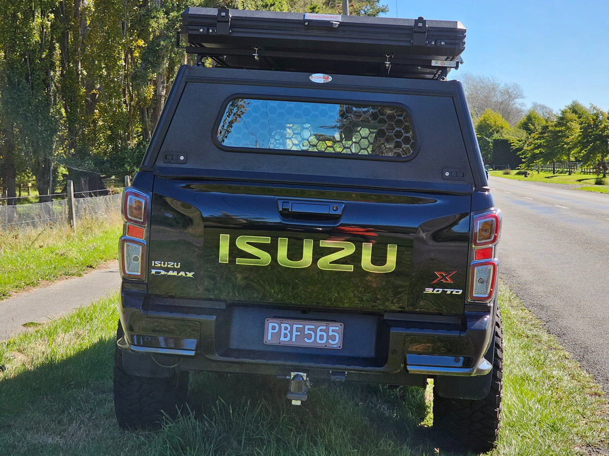 Bushtech Aluminium Canopy for Isuzu Dmax 2019 to Present. Black - image 6