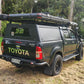 Bushtech Aluminium Canopy for Toyota Hilux SR5, Black - 2004 to 2015 - image 1
