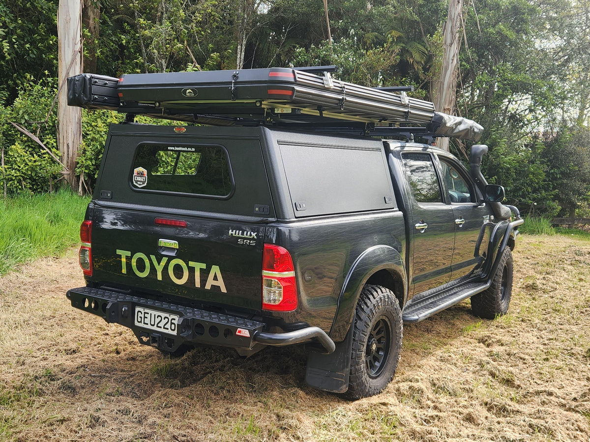 Bushtech Aluminium Canopy for Toyota Hilux SR5, Black - 2004 to 2015 - image 1