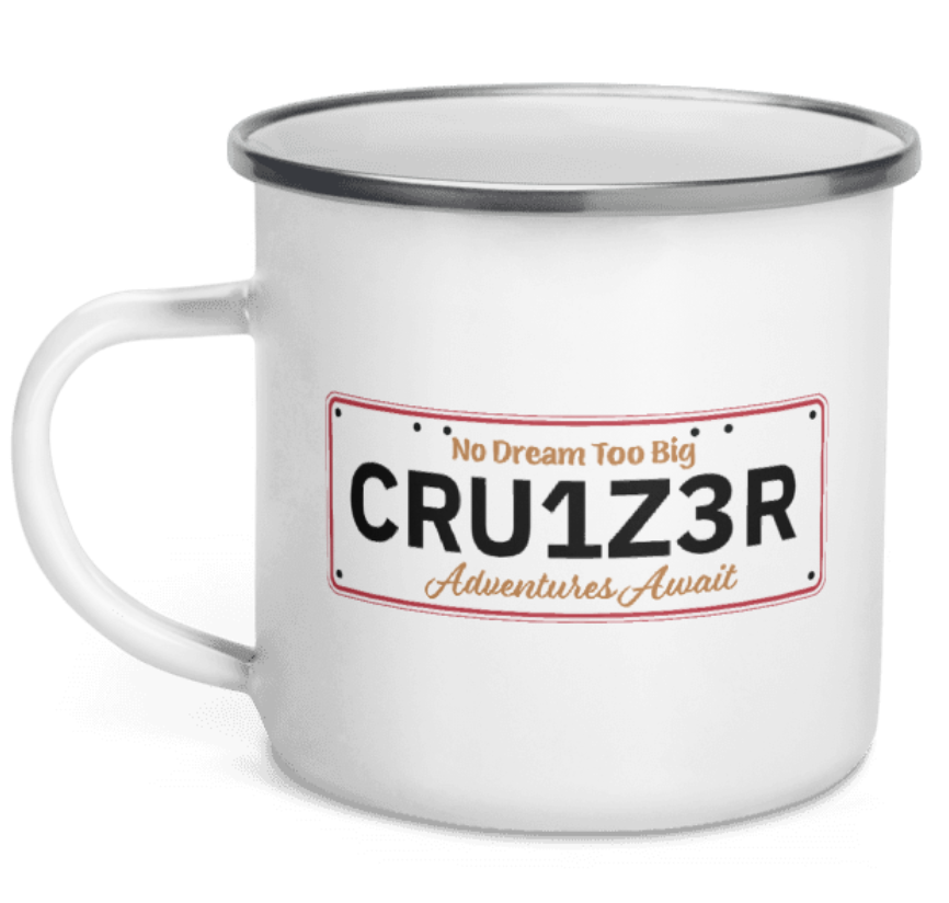 Personalised Plate Camping Mug