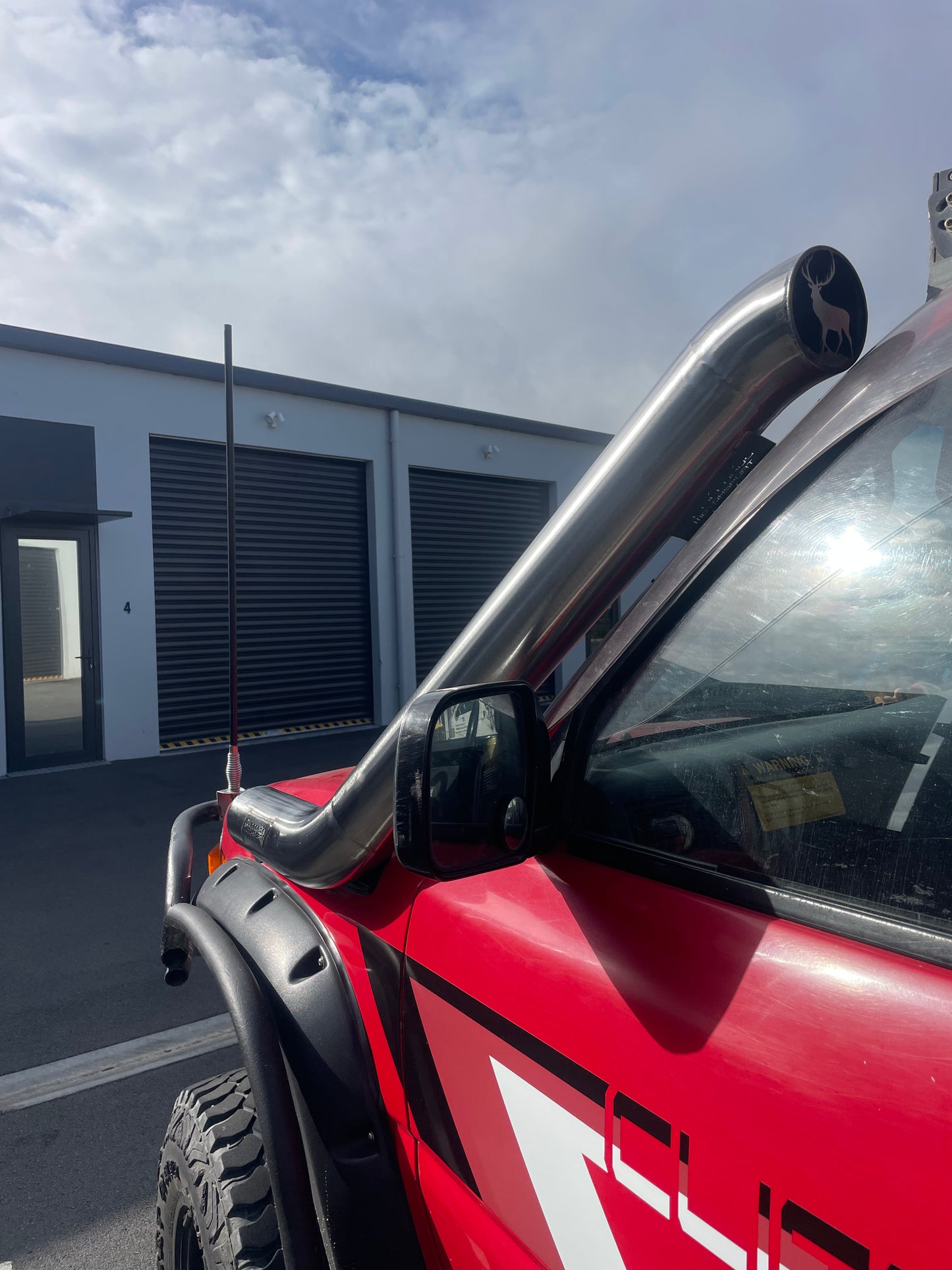 4" Stainless Snorkel Conversion Kit - Toyota Hilux LN106