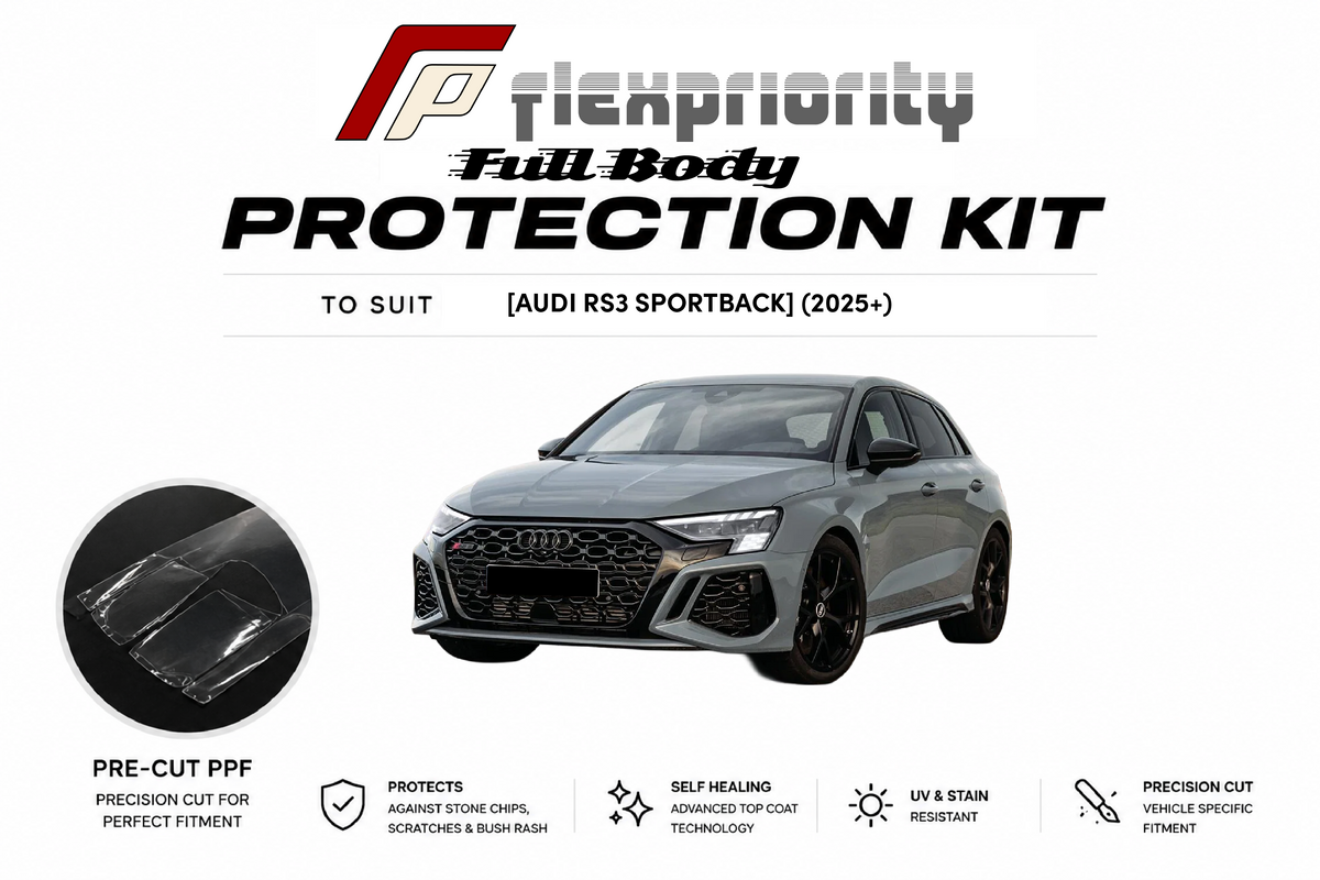 Pre Cut PPF Full Protection Kit | Audi RS3 Sportback 2025+ |Premium 8 Year Film