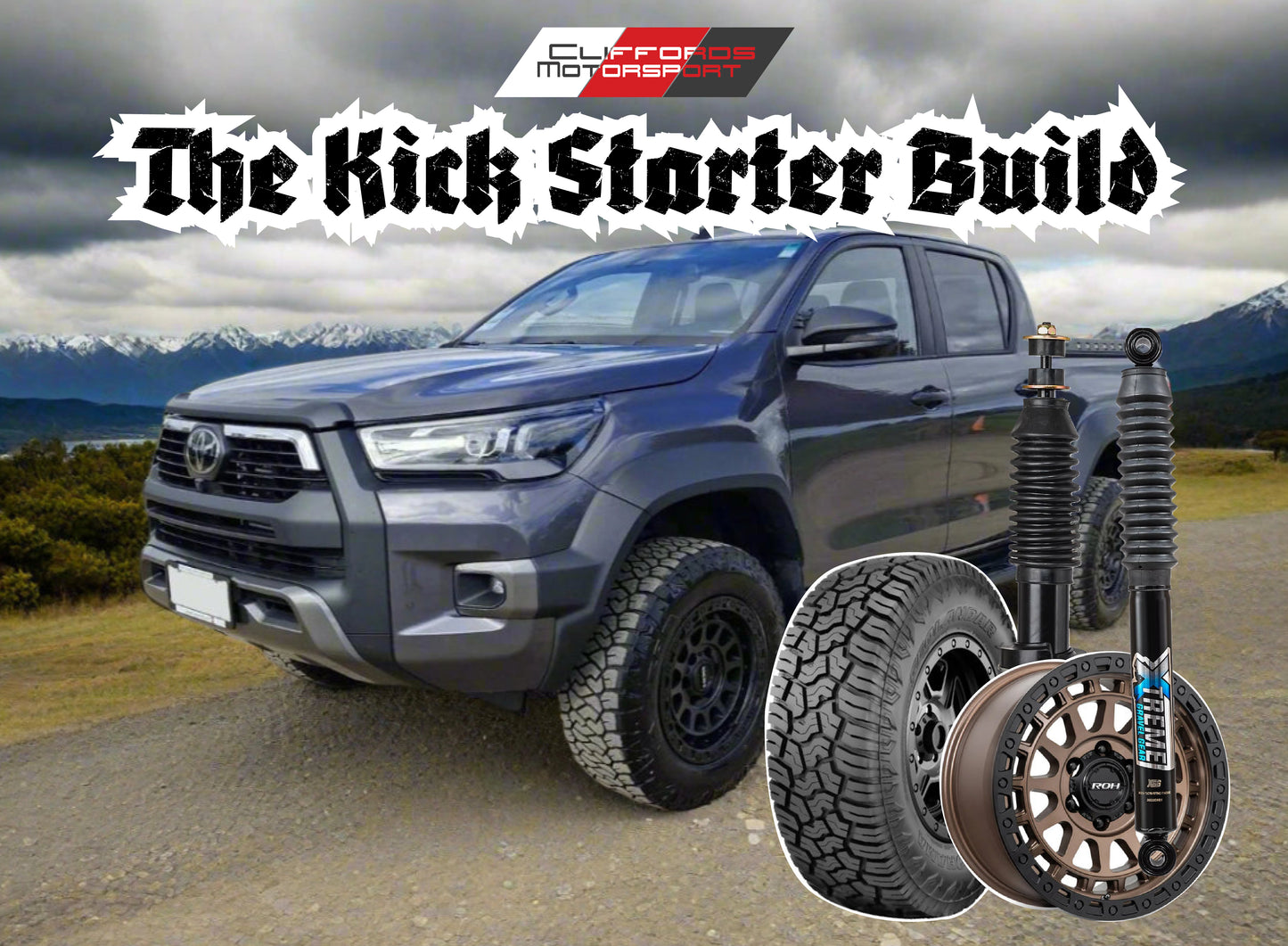 The Kick Starter: Hilux Build Package - Built the Cliffords Way