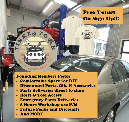 TINKER TOWN DIY WORKSHOP CLUB - Founders Weekly Membership